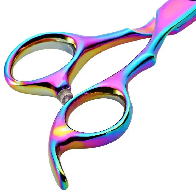 6 Inch Colorful Hair Thinning Scissors Salon Use — feature 5