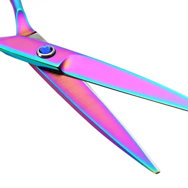 6 Inch Colorful Hair Thinning Scissors Salon Use — feature 6