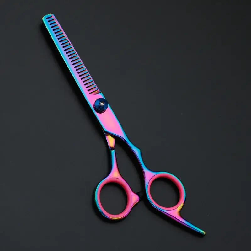 Pet Scissors 7 Inch Straight Curved Hair Trimming Set - Image 26