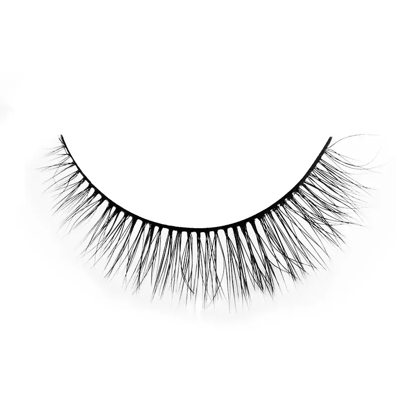 3D Mink Hair False Eyelashes Natural Eye Tail Pull Long Eyelashes 3D-X09 Cross-border Supply