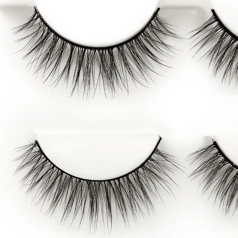 3D X17 False Eyelashes Multi-Layer Black