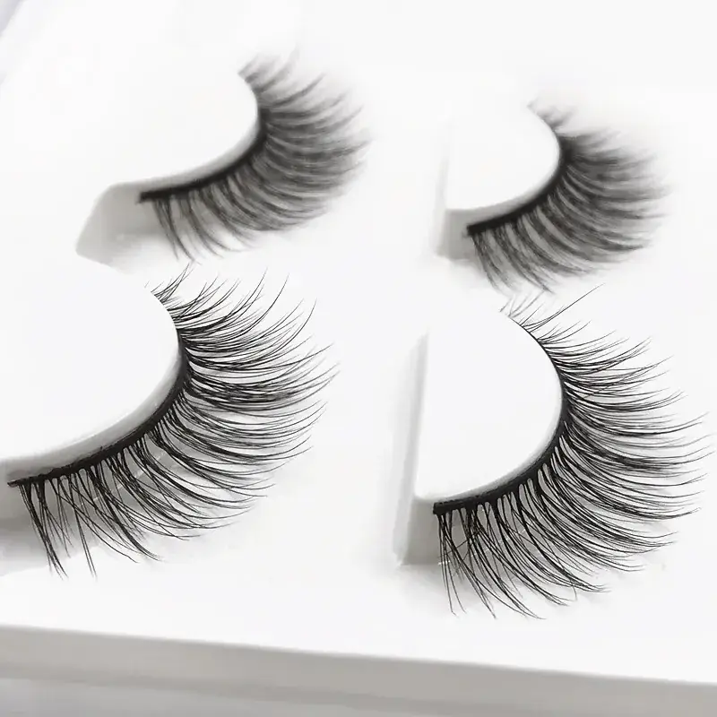 3D X17 False Eyelashes Multi-Layer Black