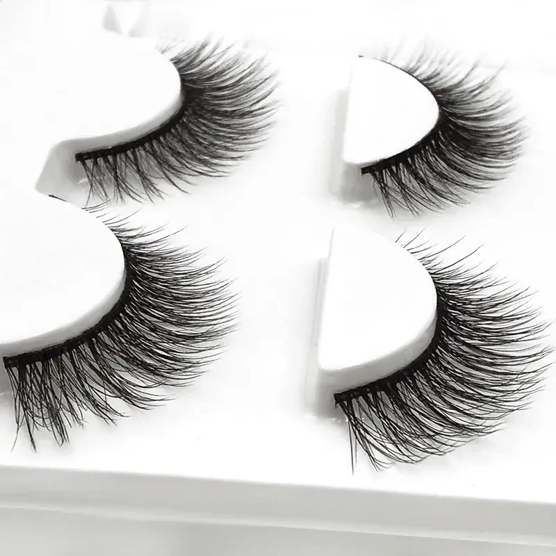 3D Mink Hair False Eyelashes Natural Eye Tail Pull Long Eyelashes Cross-border Supply 3D-X15 - Image 4