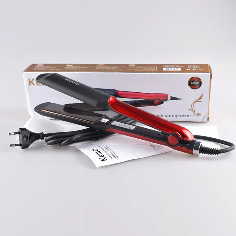 Kemei Professional Hair Straightener with Aluminum Plate