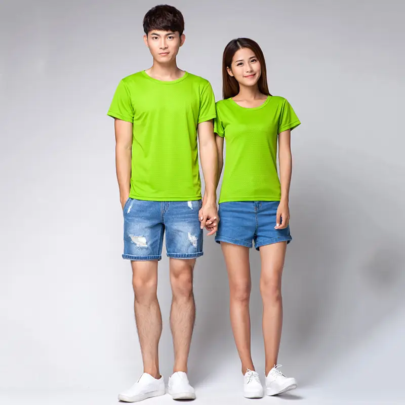 Red Jersey Grid T-Shirt for Men