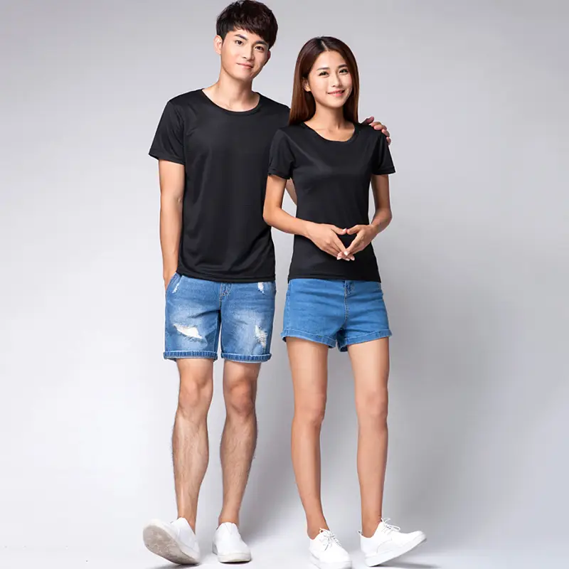Red Jersey Grid T-Shirt for Men