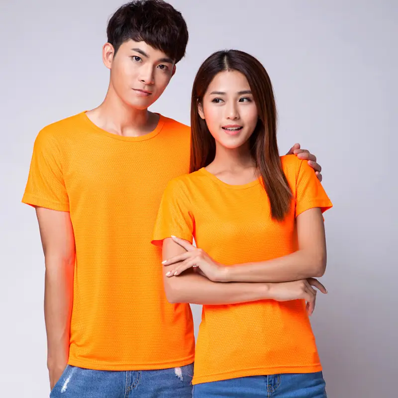 Red Jersey Grid T-Shirt for Men