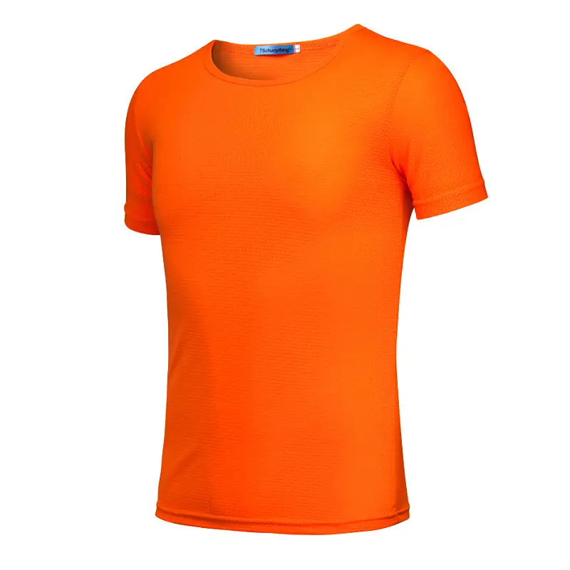 Red Jersey Grid T-Shirt for Men