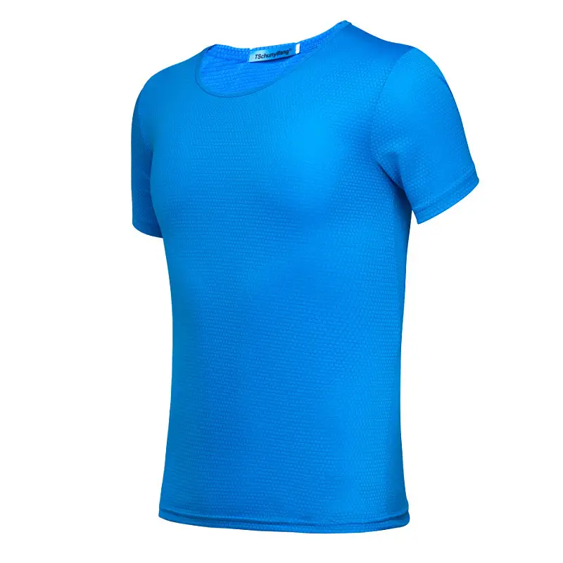 Red Jersey Grid T-Shirt for Men