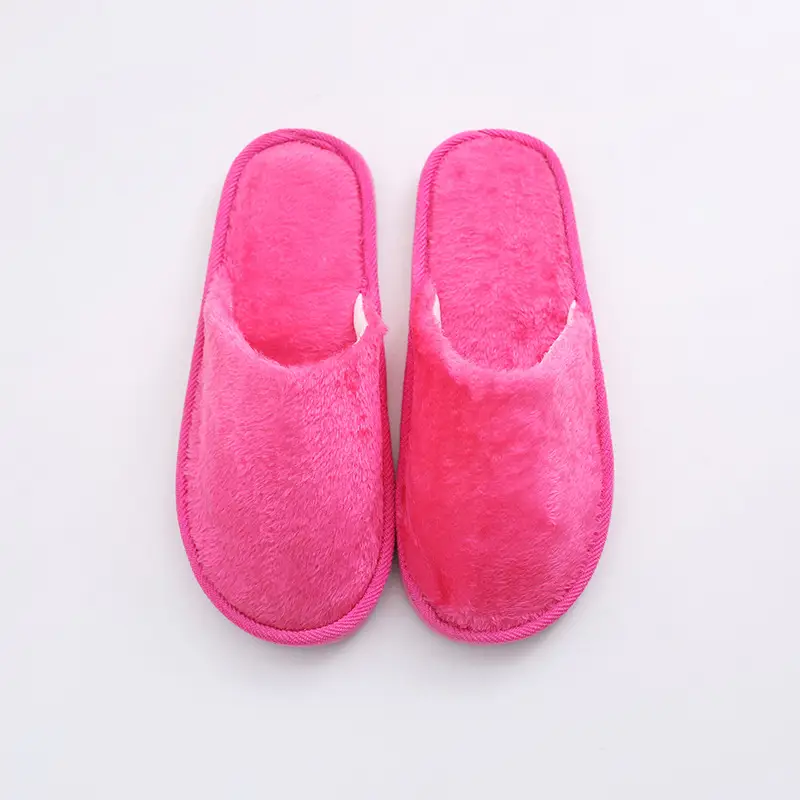 New plush indoor home autumn and winter wooden floor warm EVA moon cotton slippers Cixi