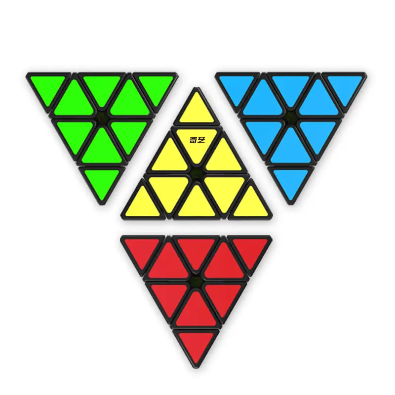 3X3 Pyramid Cube Black Dual Version Toy - Image 8