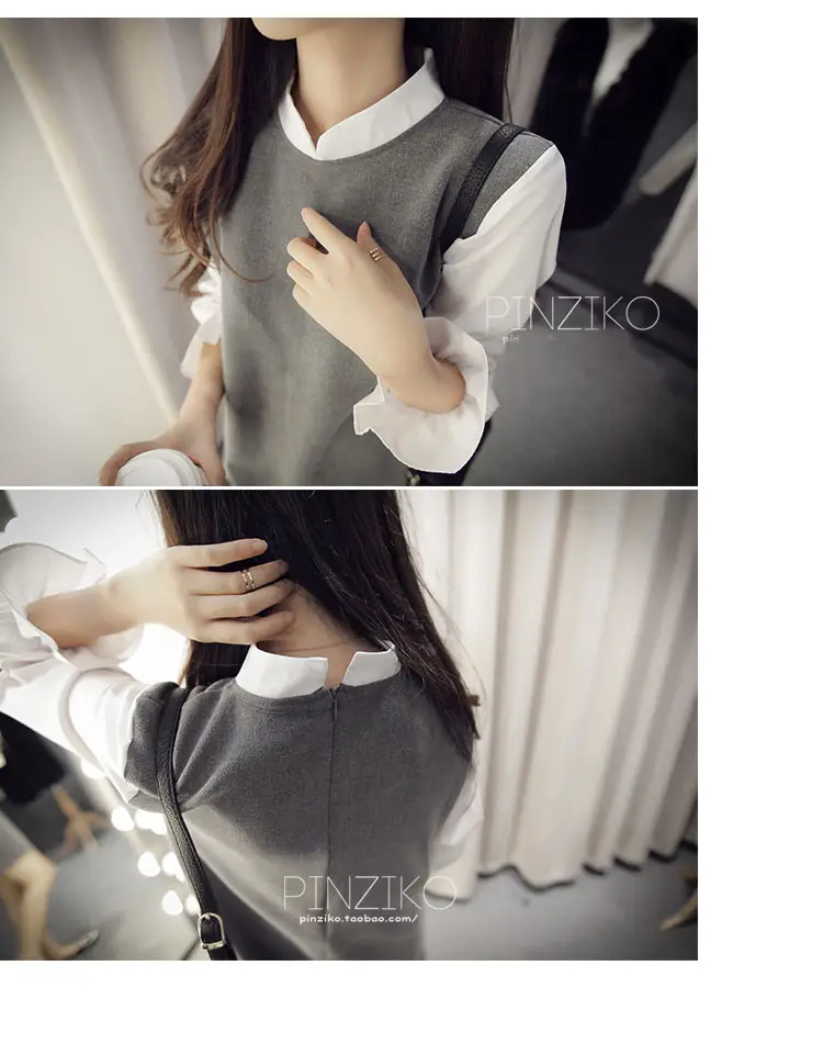 2025 White Long Sleeve Lazy Loose Shirt Women — feature 25
