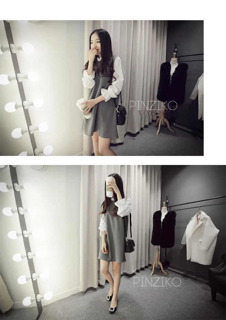 2025 White Long Sleeve Lazy Loose Shirt Women — feature 28