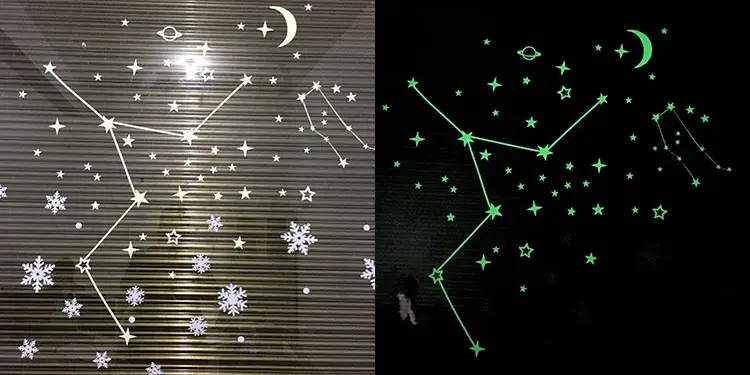 Luminous Star Wall Stickers 30 Pcs Moon Constellations — feature 33