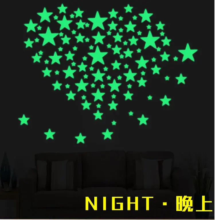 Luminous Star Wall Stickers 30 Pcs Moon Constellations — feature 39