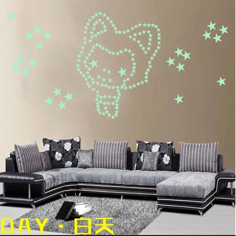 Luminous Star Wall Stickers 30 Pcs Moon Constellations — feature 40