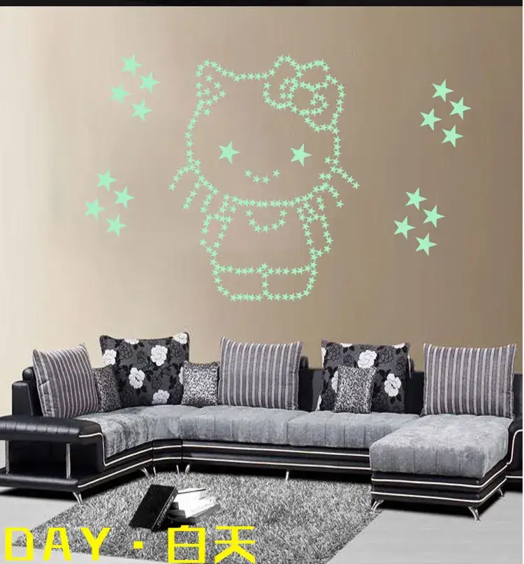 Luminous Star Wall Stickers 30 Pcs Moon Constellations — feature 42
