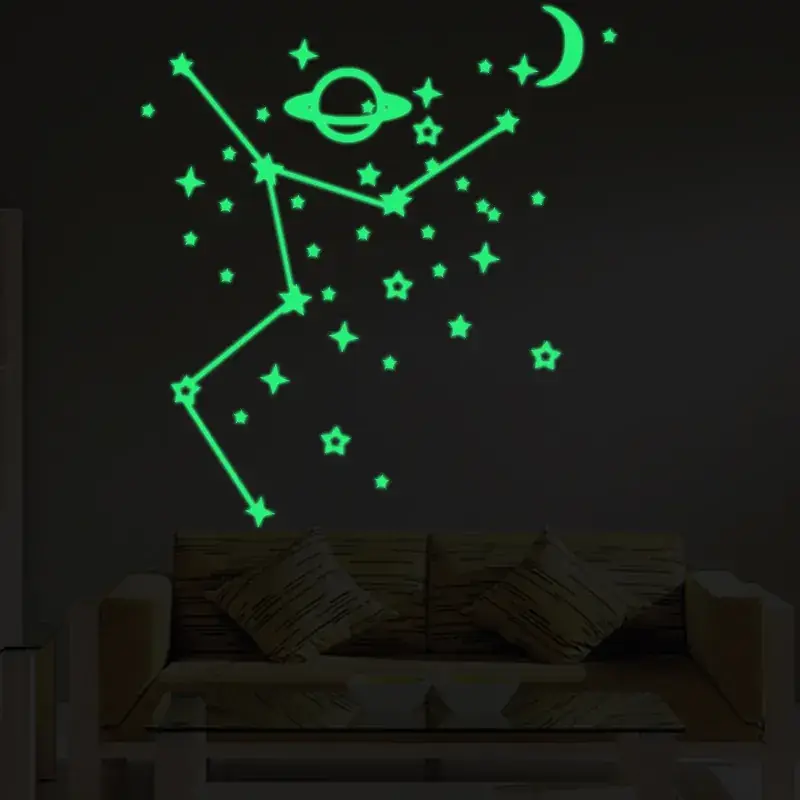 Luminous Star Wall Stickers 30 Pcs Moon Constellations — feature 49