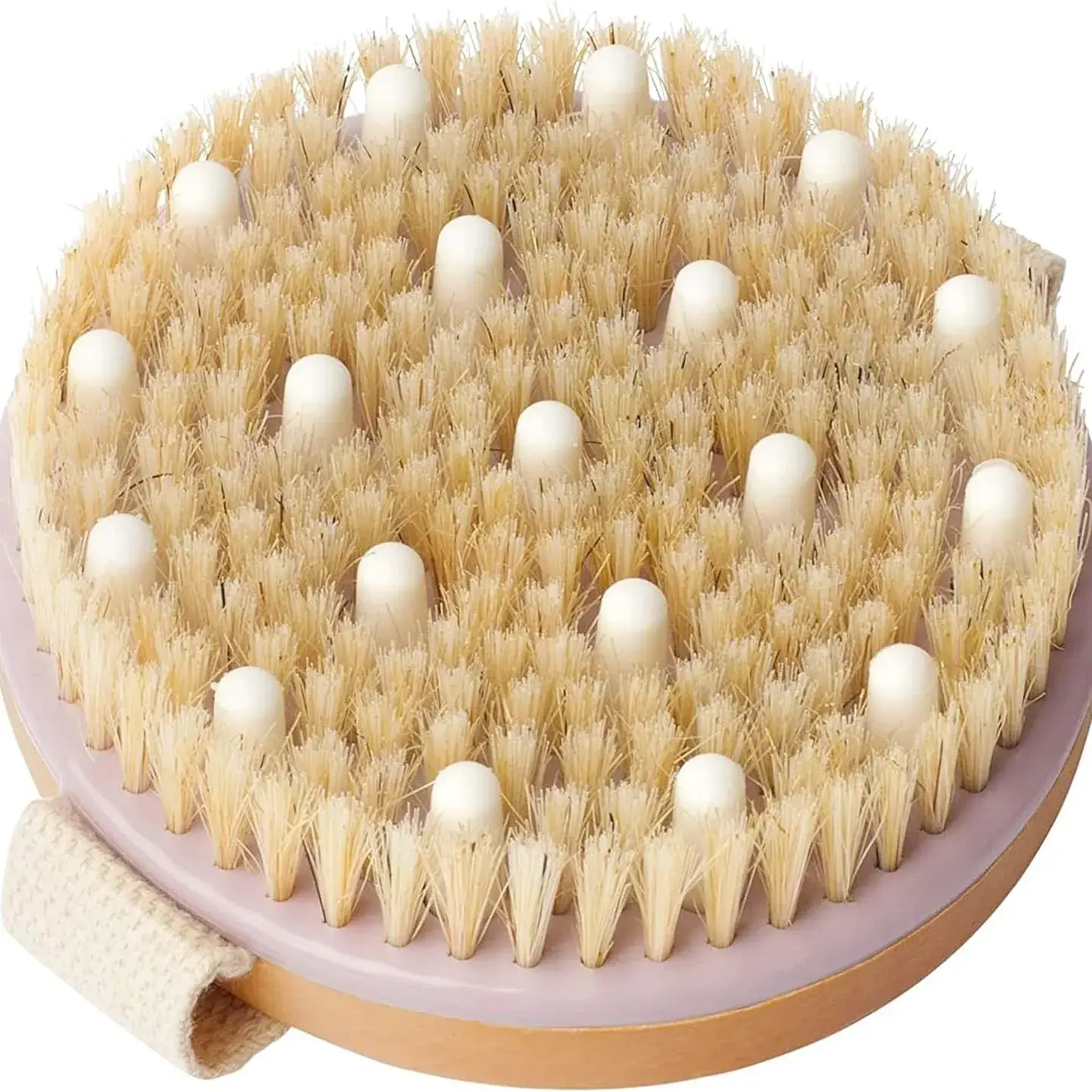 Double-Sided Massage Brush Wooden Handle Luffa Bath Brush - Image 22