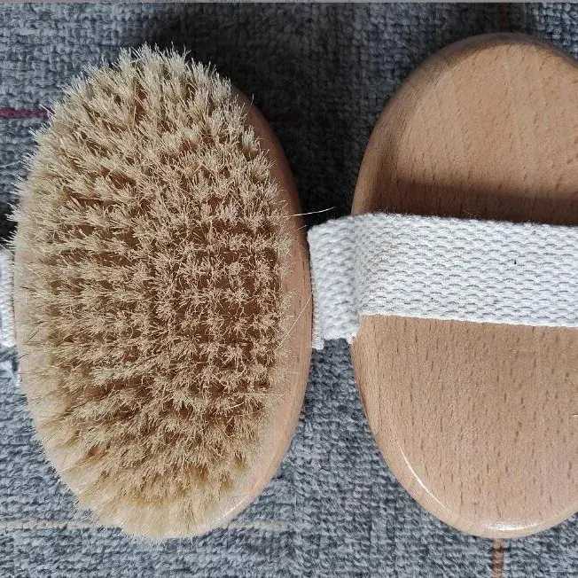 13.5x 8.5cm Beech Large Pig Hair Hand Brush
