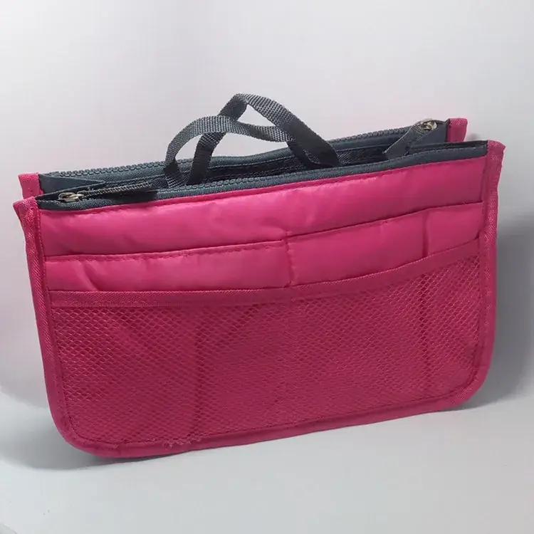 Purple Double Zipper Cosmetic Storage Bag - Image 11
