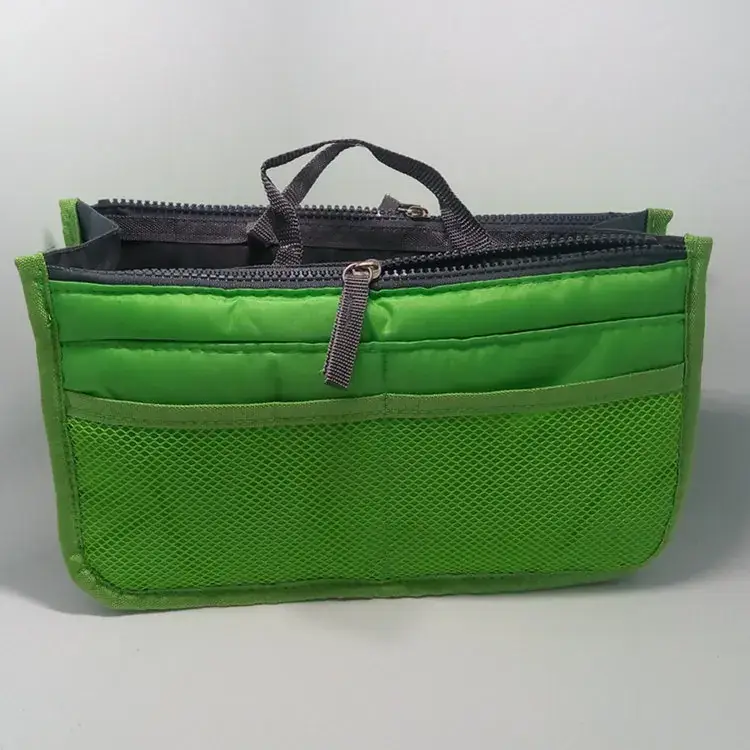 Purple Double Zipper Cosmetic Storage Bag - Image 3
