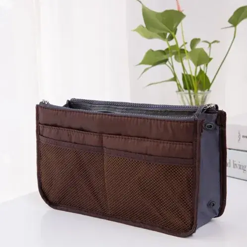 Purple Double Zipper Cosmetic Storage Bag - Image 7