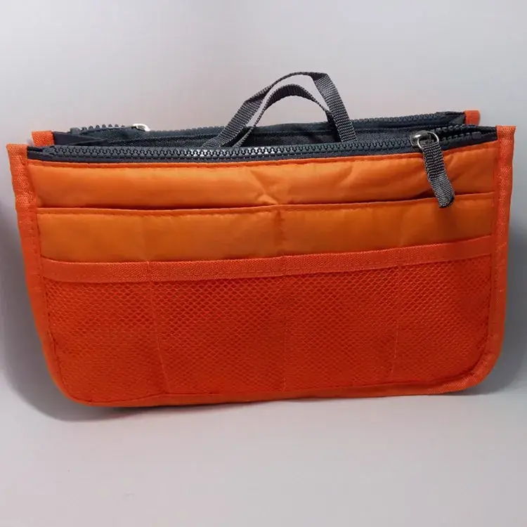 Purple Double Zipper Cosmetic Storage Bag - Image 9