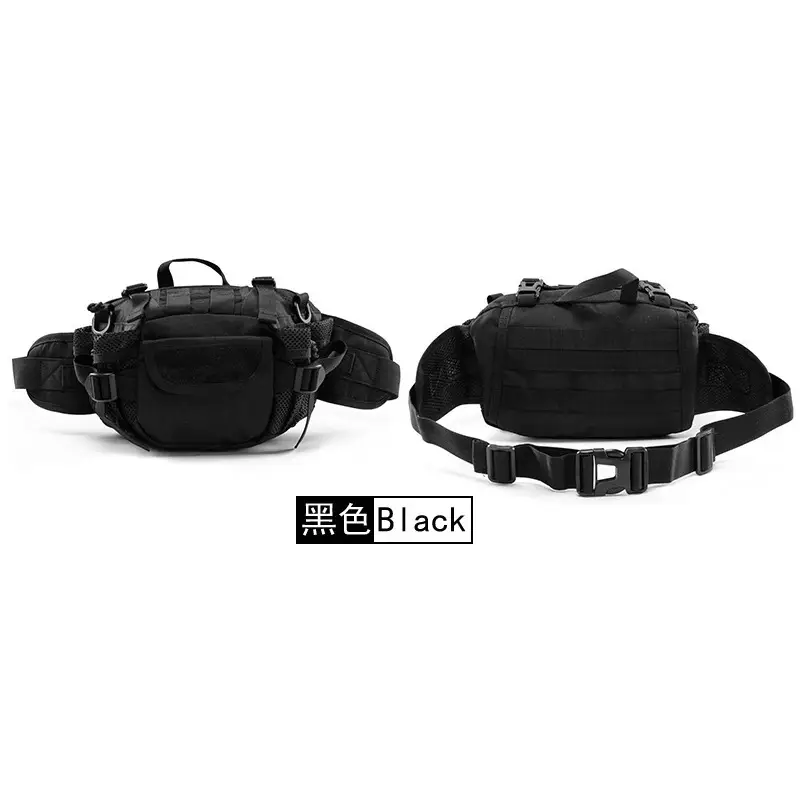 Military Camo Tactical Waist Bag for Hiking Sports Fitness - Image 2