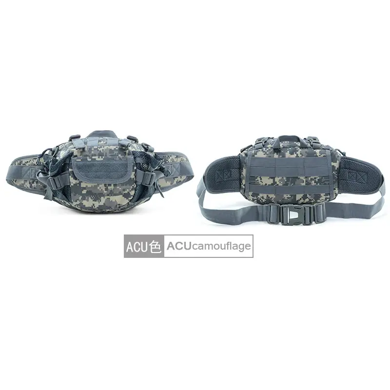 Military Camo Tactical Waist Bag for Hiking Sports Fitness - Image 5