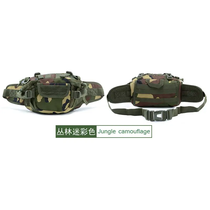 Military Camo Tactical Waist Bag for Hiking Sports Fitness - Image 6