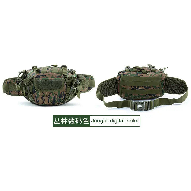 Military Camo Tactical Waist Bag for Hiking Sports Fitness - Image 7