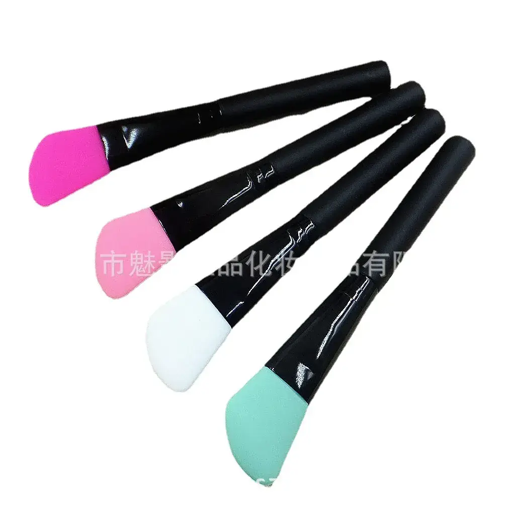 Silicone Makeup Brushes Wooden Handle Soft Head Beauty Brush - Image 13