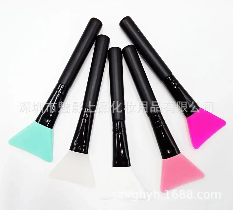 Silicone Makeup Brushes Wooden Handle Soft Head Beauty Brush - Image 6