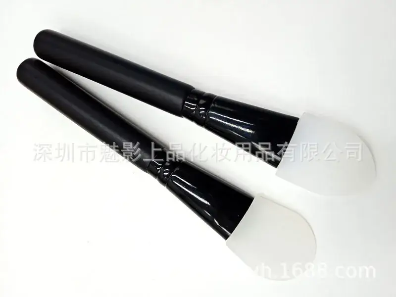 Silicone Makeup Brushes Wooden Handle Soft Head Beauty Brush - Image 8
