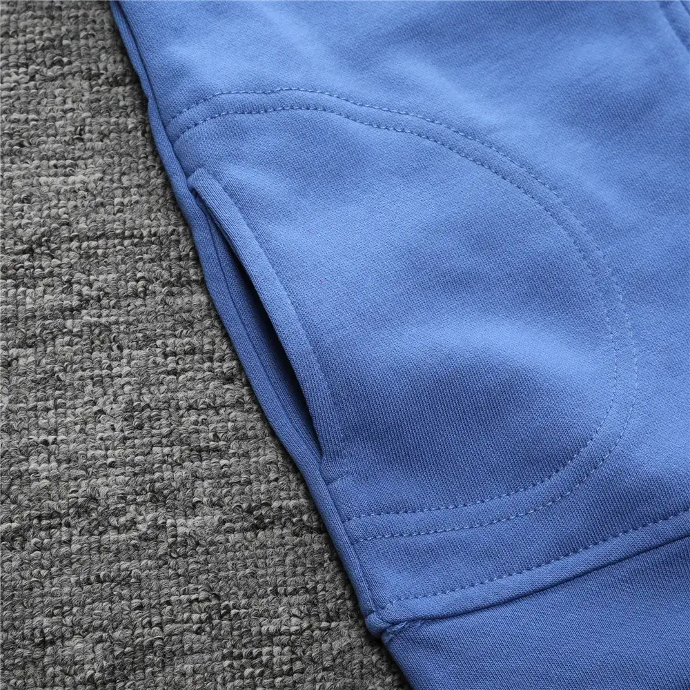 Blue One-Piece Boys' Coat with Zipper Closure