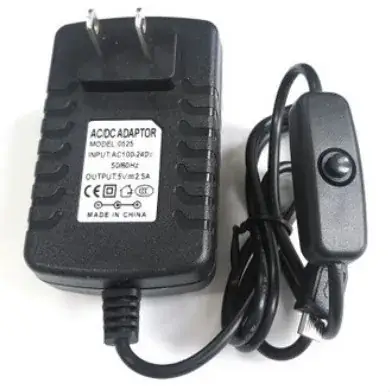 5V2.5A Raspberry Pi 3B Power Adapter with Switch - Image 2