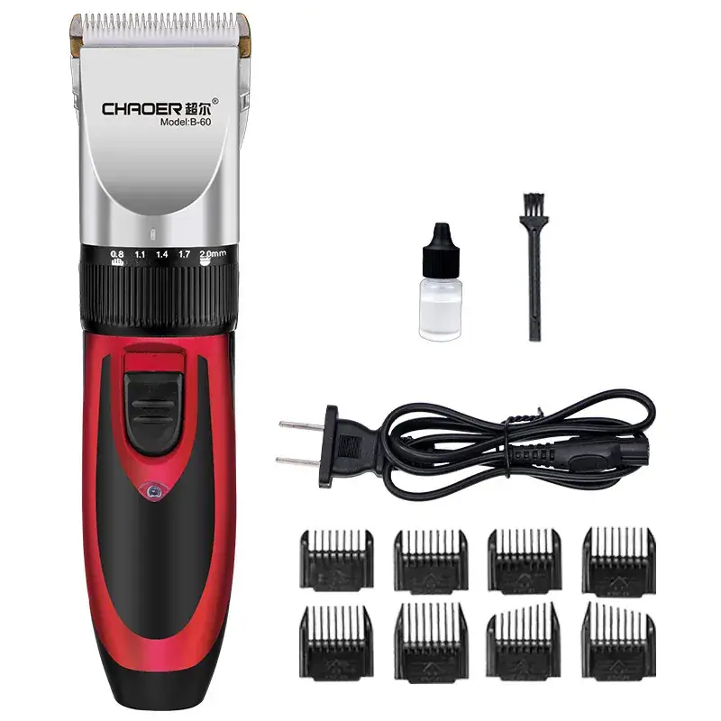 Chaoer Rechargeable Electric Hair Clipper with 8 Blades - Image 5