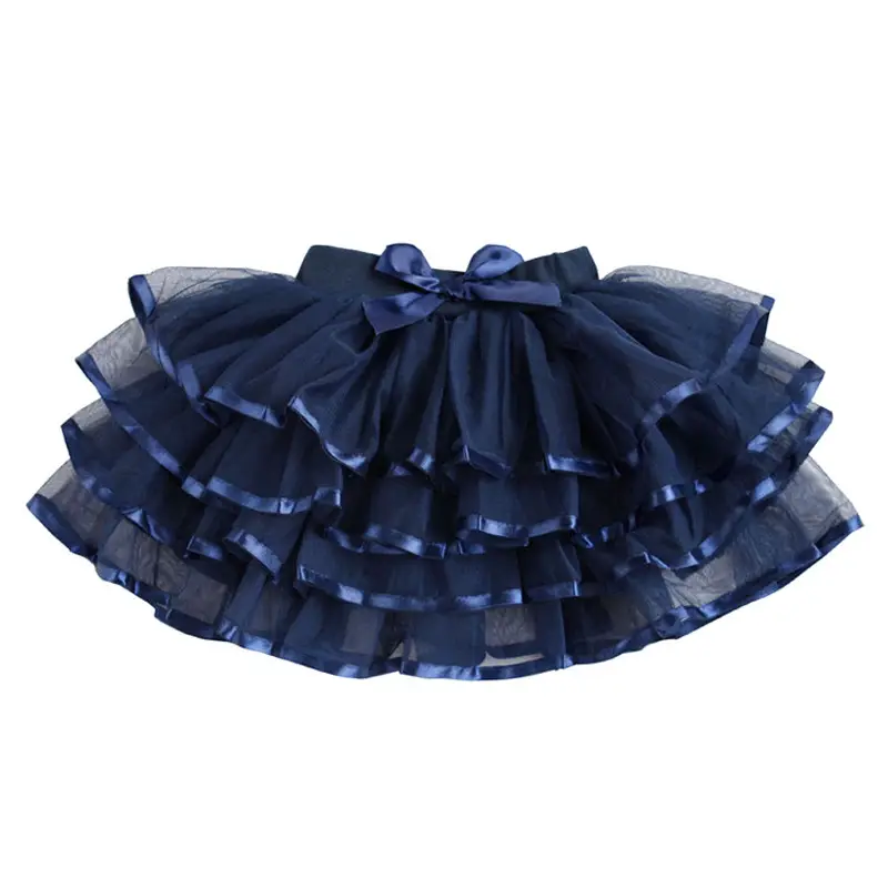 Girls Gauze Skirt Dress Pink White Korean Style