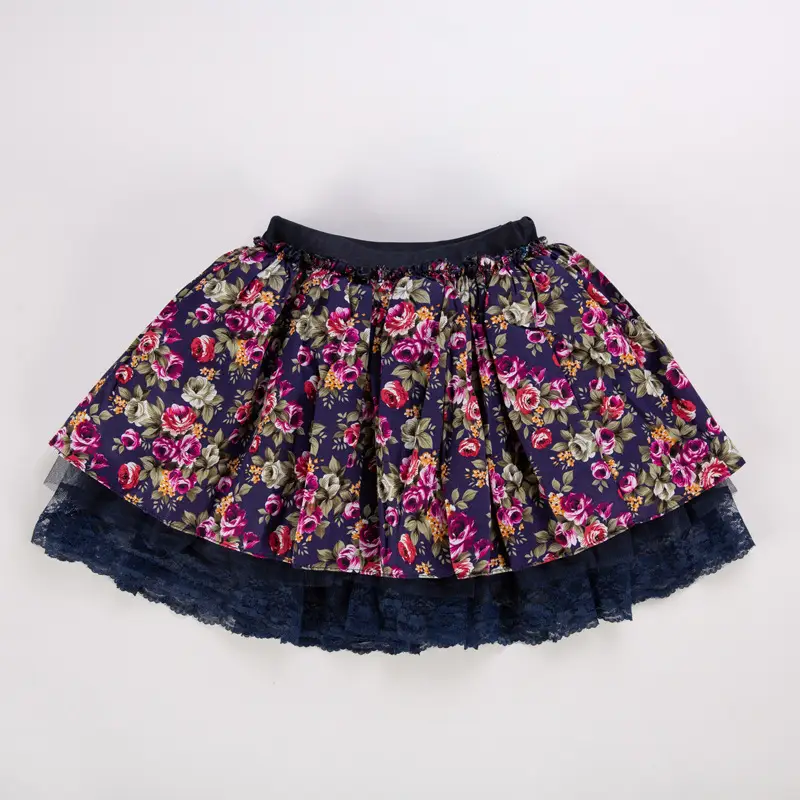Girls Gauze Skirt Dress Pink White Korean Style
