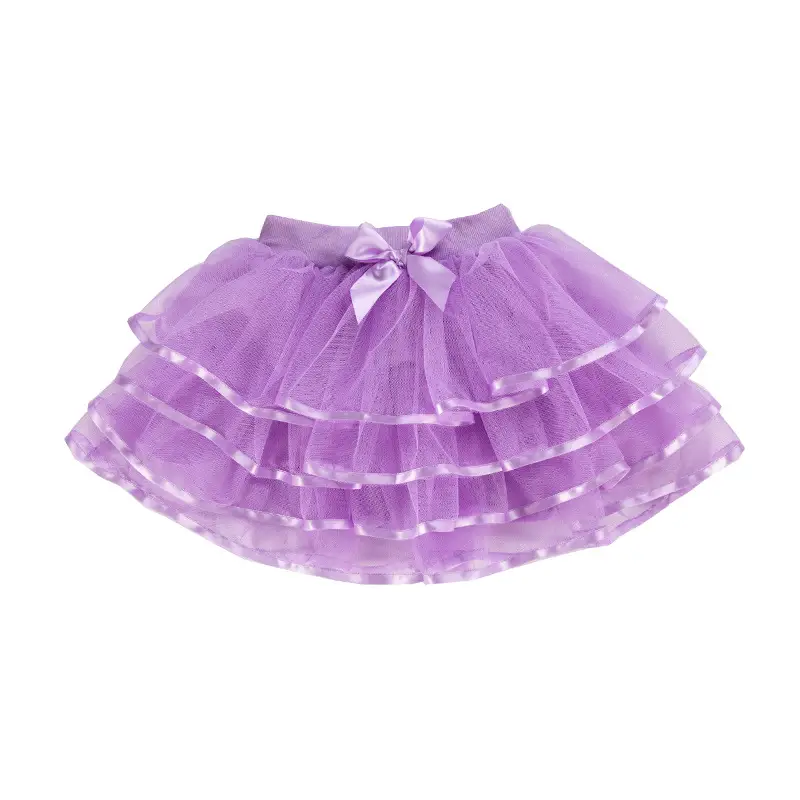 Girls Gauze Skirt Dress Pink White Korean Style