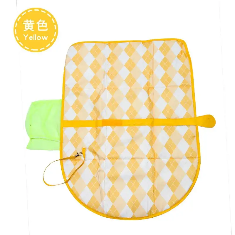 Newborn Waterproof Baby Diaper Pad Yellow - Image 4