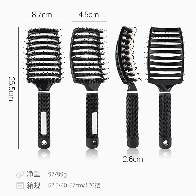 Pigmented Hair Style Comb with Wide Teeth for Big Bend - Image 6