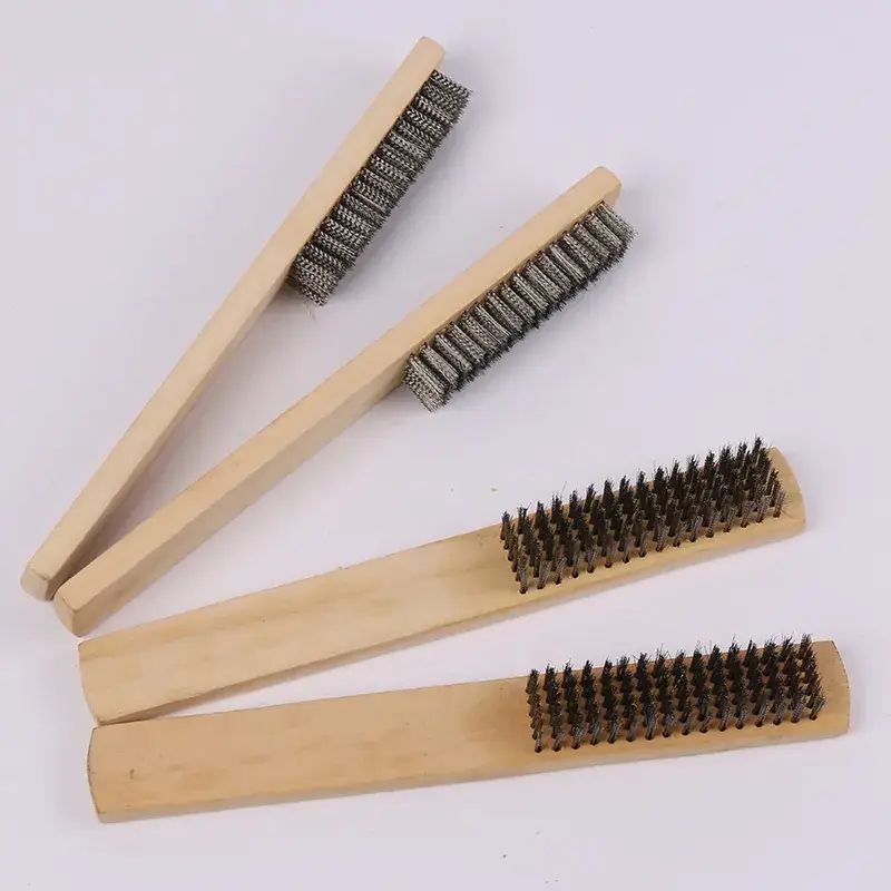 An Zhicheng Wooden Brush for Paint & Rust Removal
