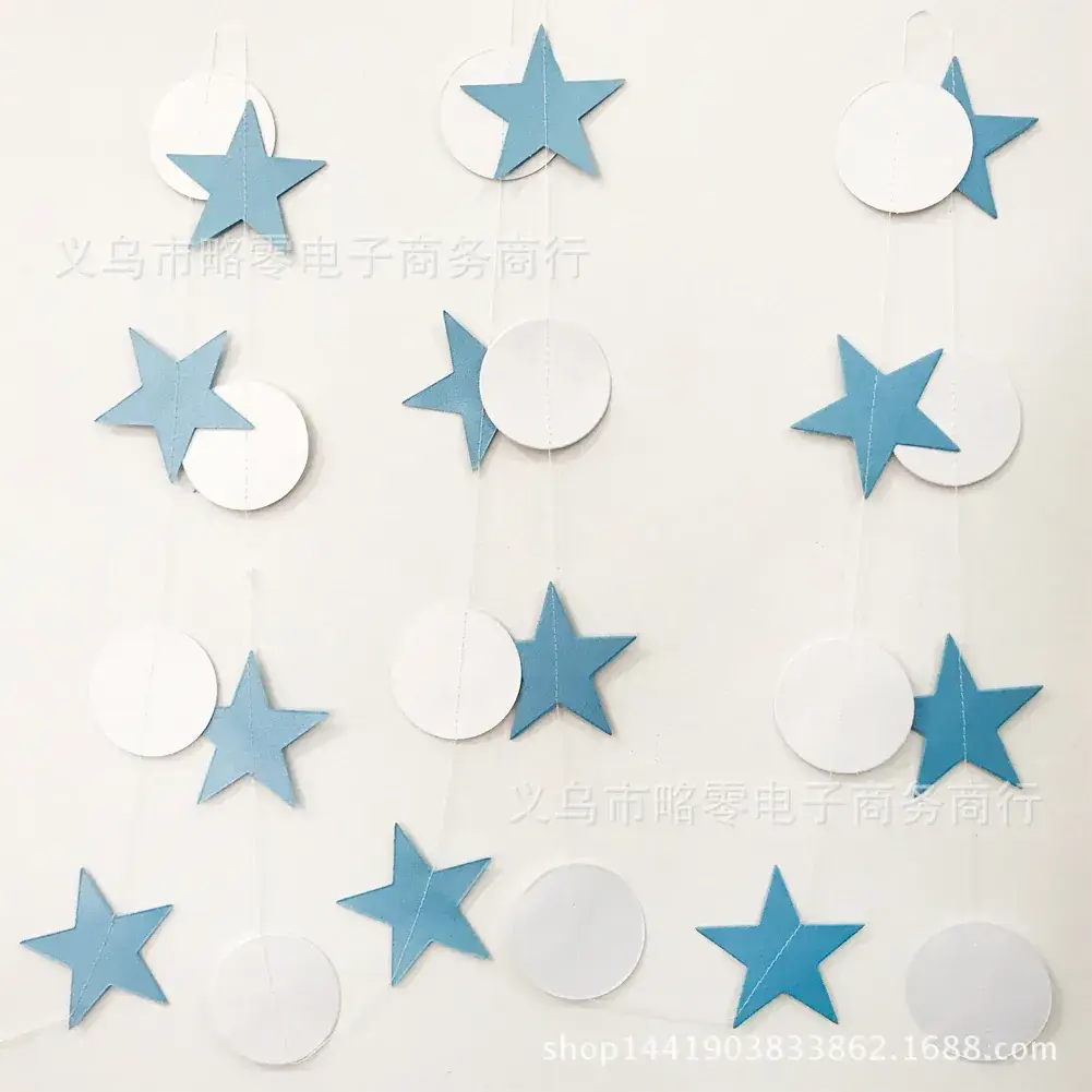 圆盘 星星 拉花 效果图