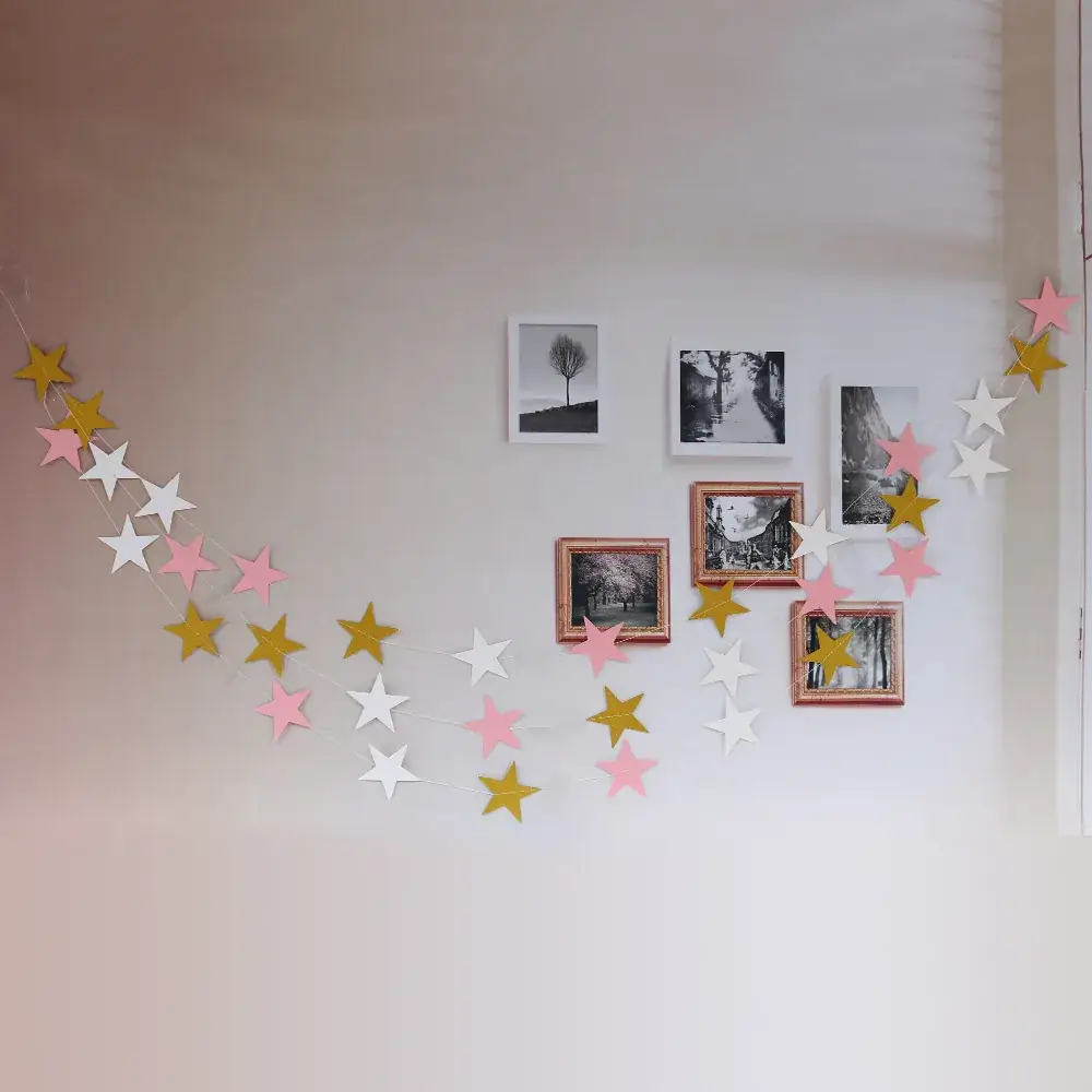 Pink Platinum Five-pointed Star 2 m