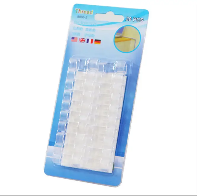 Self-adhesive wall wire organizer fixing clip wire network cable storage collator data cable fastening buckle 20 pieces