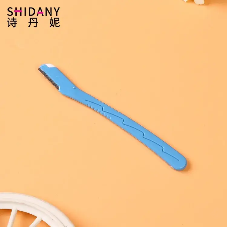 Portable Eyebrow Trimmer for Women Blue Plastic - Image 2