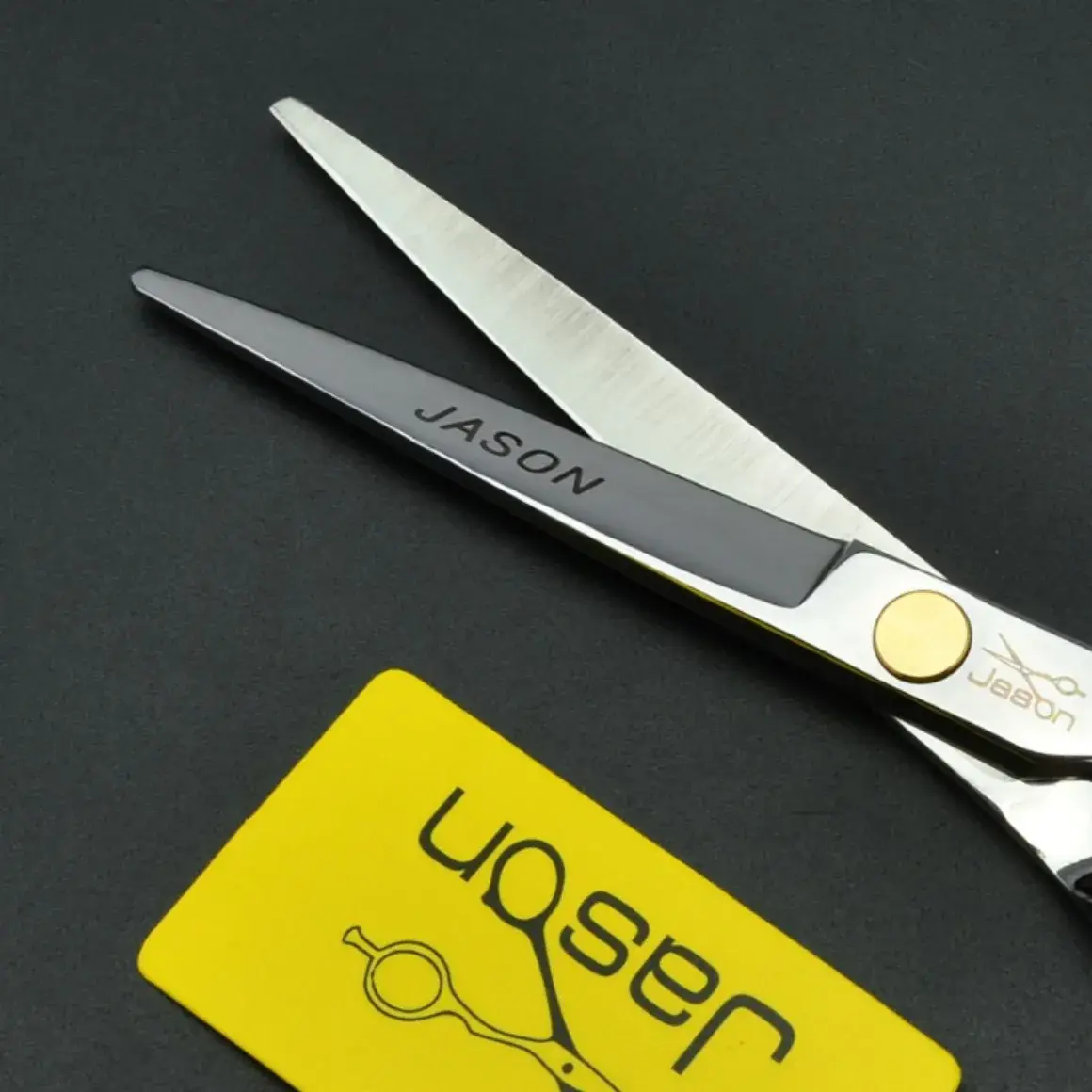 Jason 6.0 Inch Straight Hair Scissors Flat Bangs Teeth Thin Scissors - Image 3