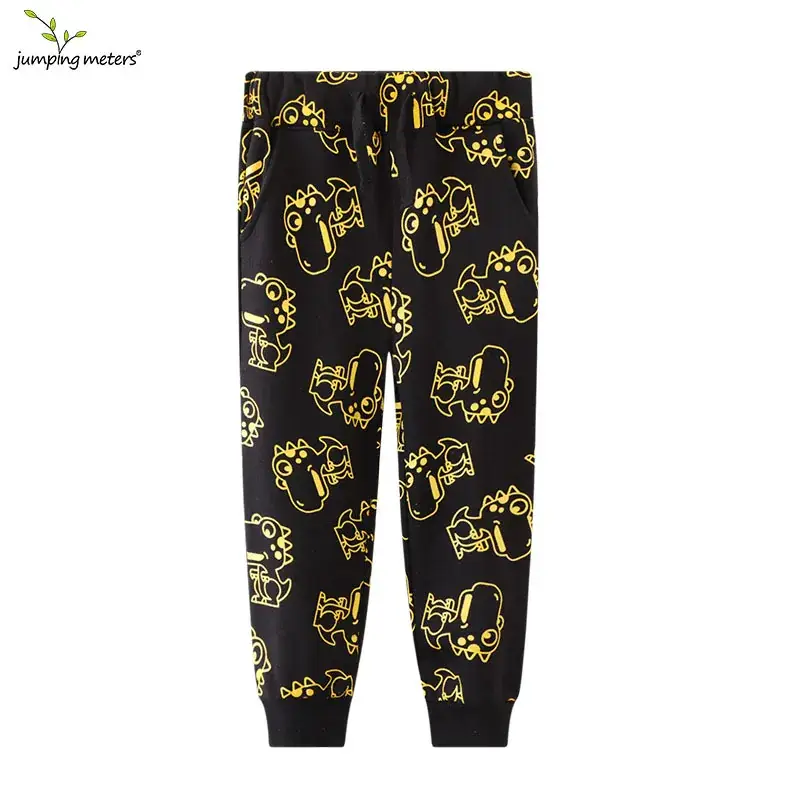Men's Cotton Casual Pants Set Blue Yellow 12.9